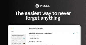 Pieces for Developers AI tool logo and listing card related