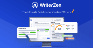 WriterZen AI tool logo and listing card related
